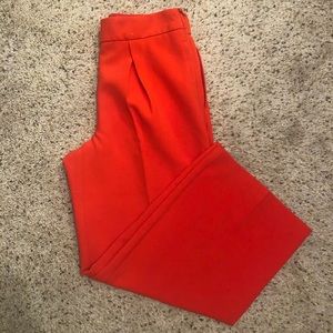 TRINA TURK orange Pleated pants